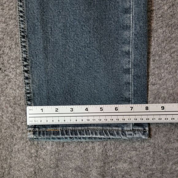 Levis Jeans Men 33x30* Blue 505 Regular Straight American Workwear Stretch Denim - Picture 7 of 14